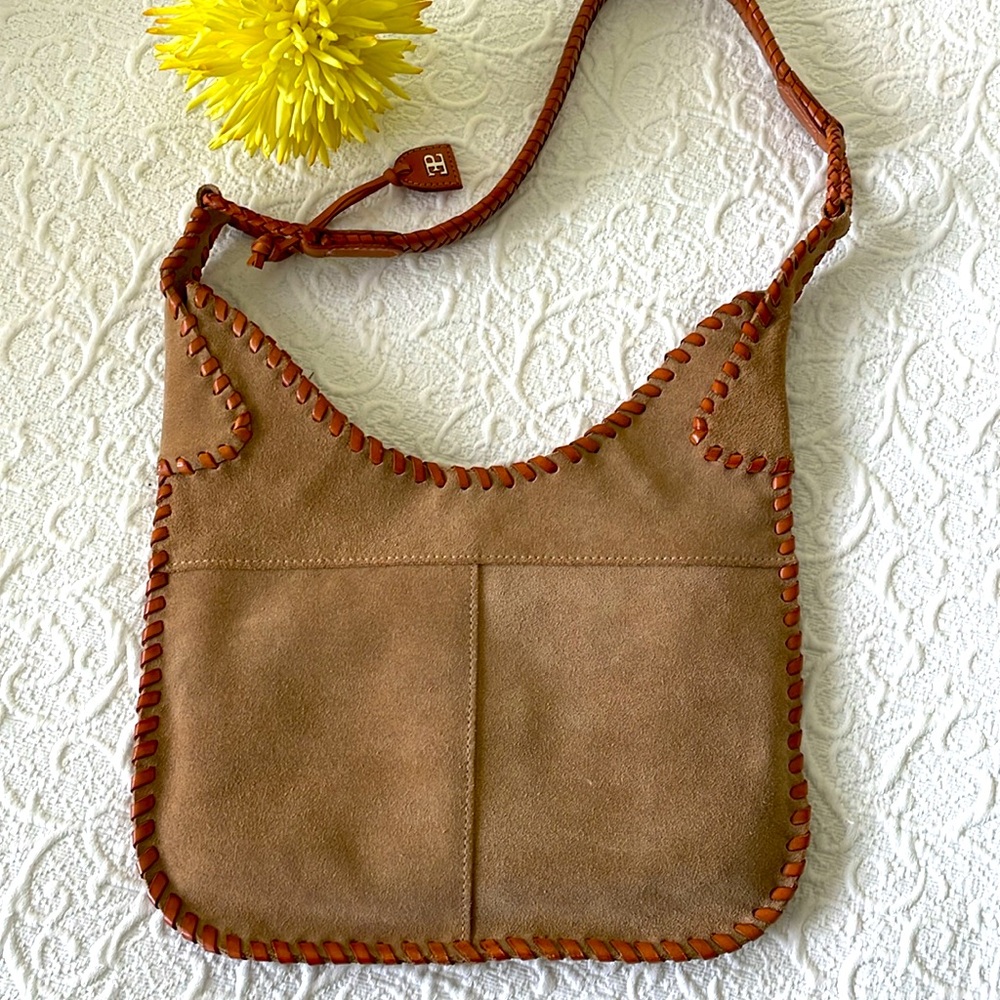EL PORTAL SUEDE AND LEATHER BAG EXCELLENT CONDITION!